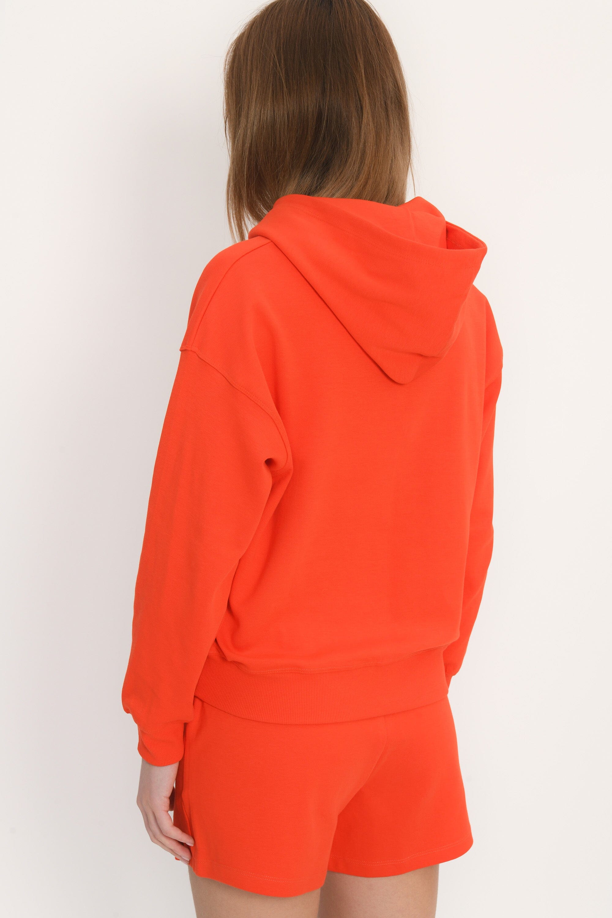SWEAT A CAPUCHE - ARLO - ORANGE TEE SHIRT KOOKAI Mode Kookai