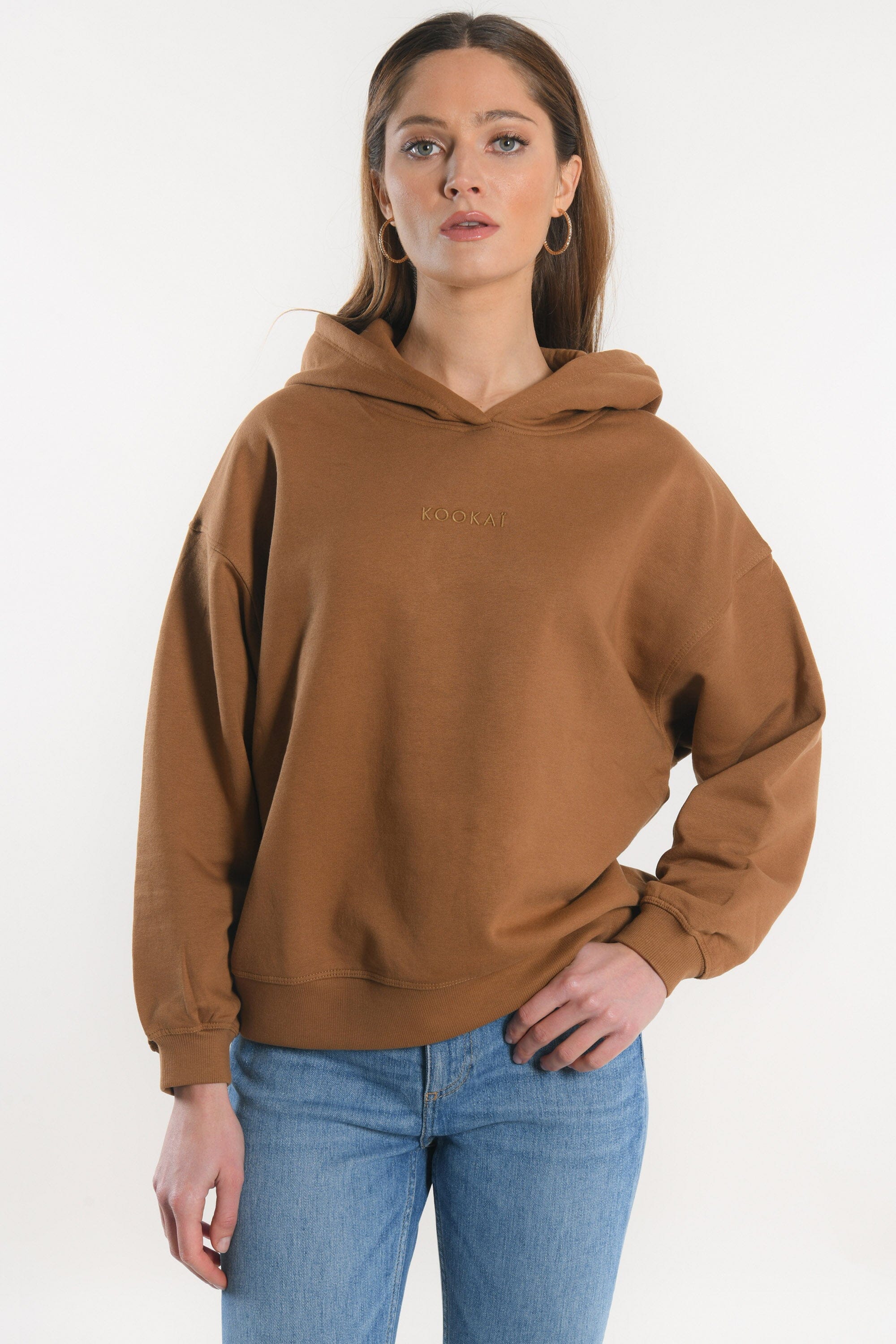 SWEAT A CAPUCHE - SUZY - TOAST TEE SHIRT KOOKAI Mode Kookai