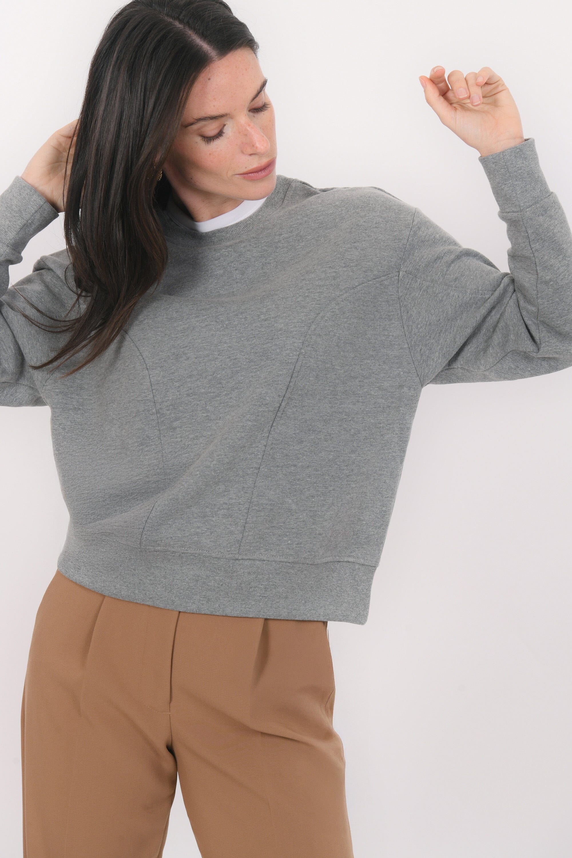 SWEAT - BISTA - GRIS TEE SHIRT NEW KOOKAI Mode Kookai