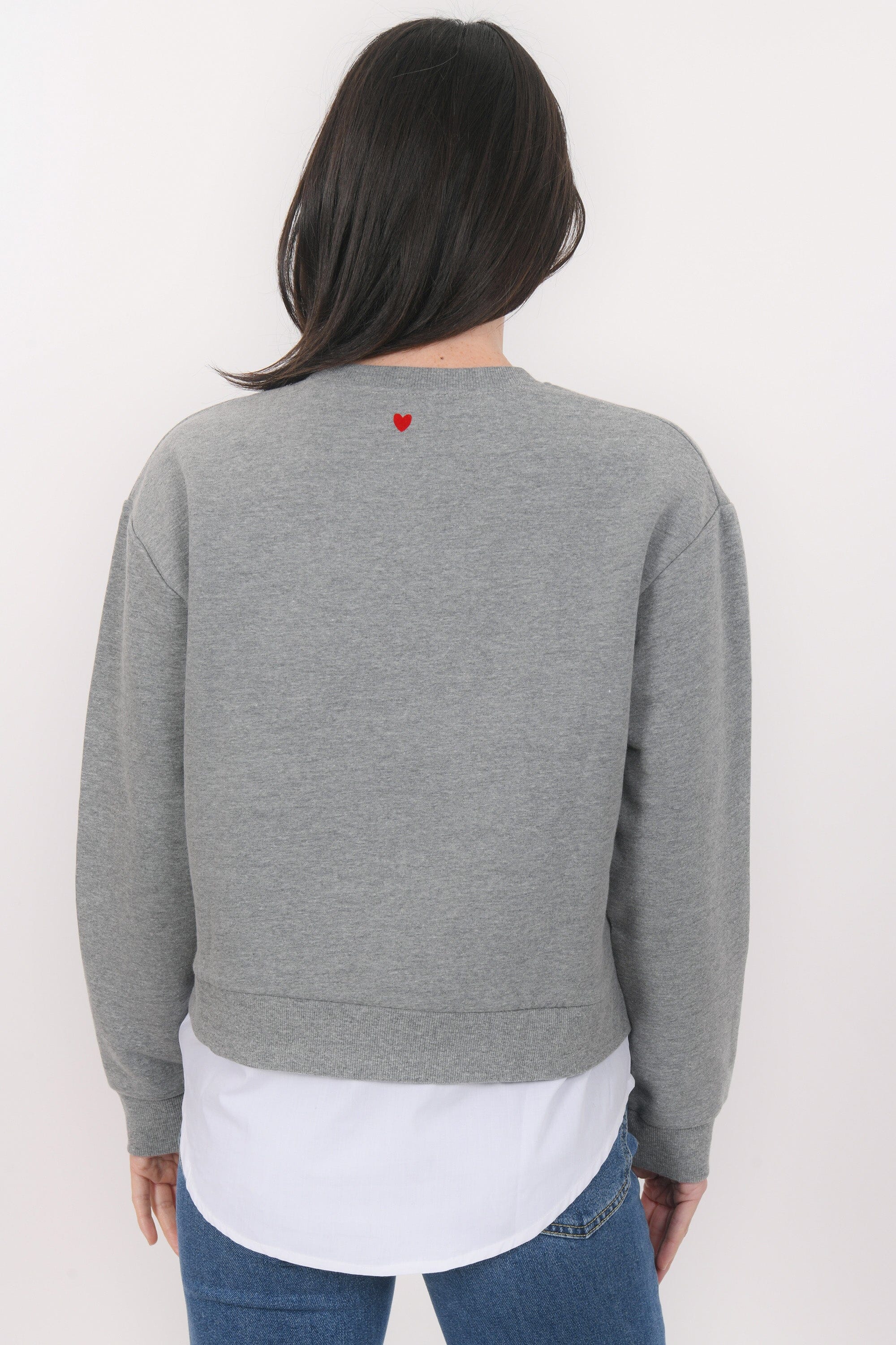 SWEAT- BISTA - GRIS TEE SHIRT NEW KOOKAI Mode Kookai