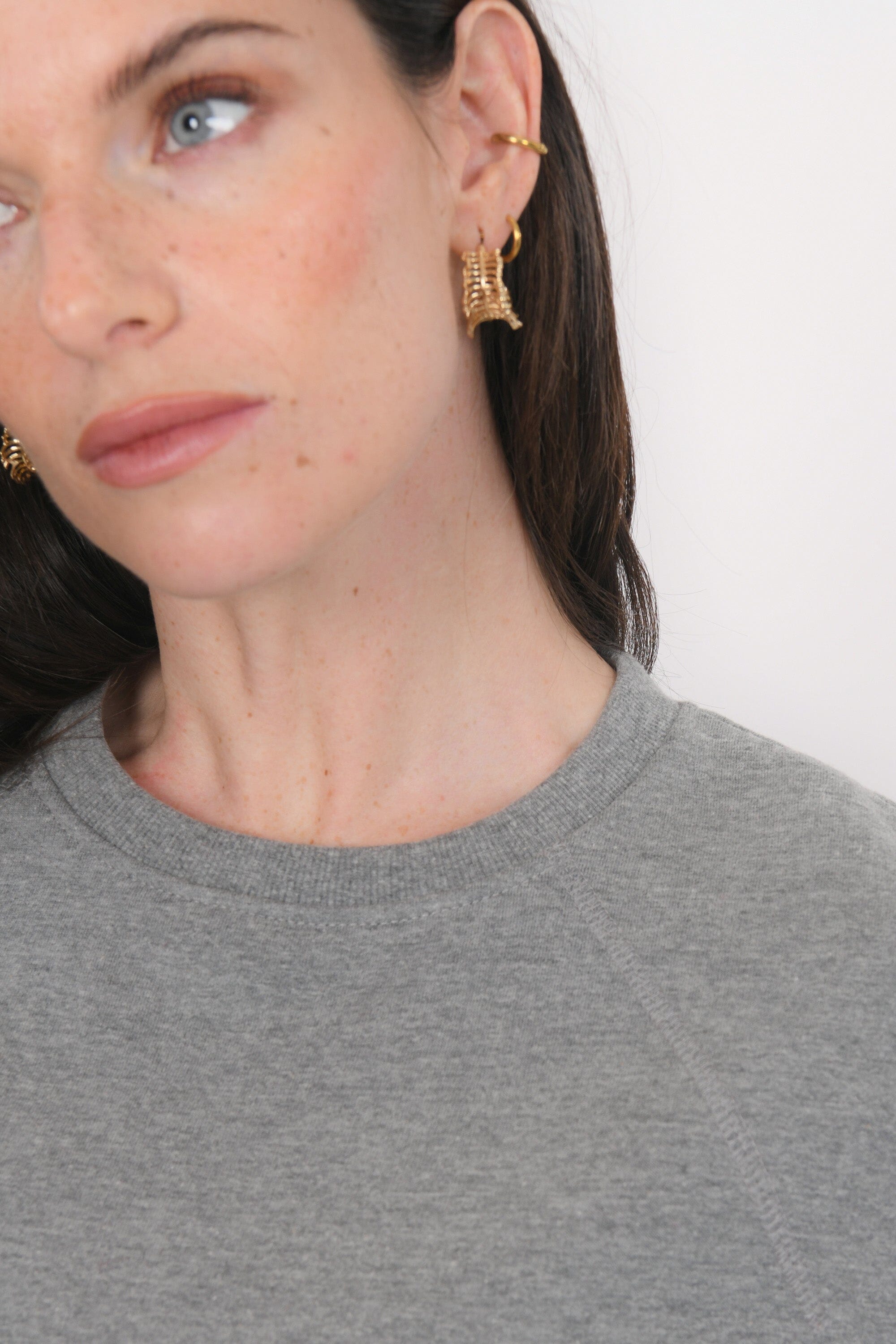 SWEAT- BISTA - GRIS TEE SHIRT NEW KOOKAI Mode Kookai