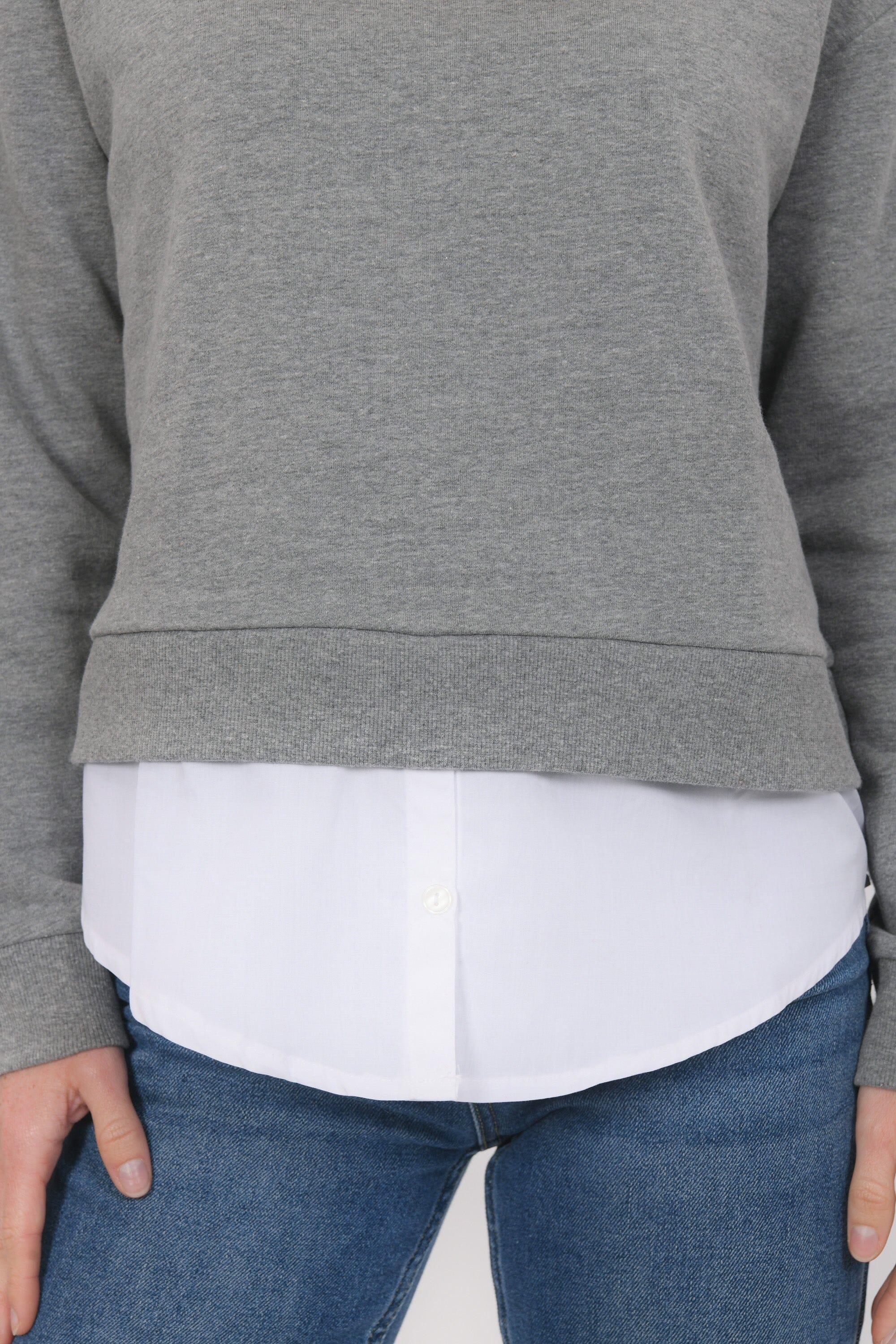 SWEAT- BISTA - GRIS TEE SHIRT NEW KOOKAI Mode Kookai