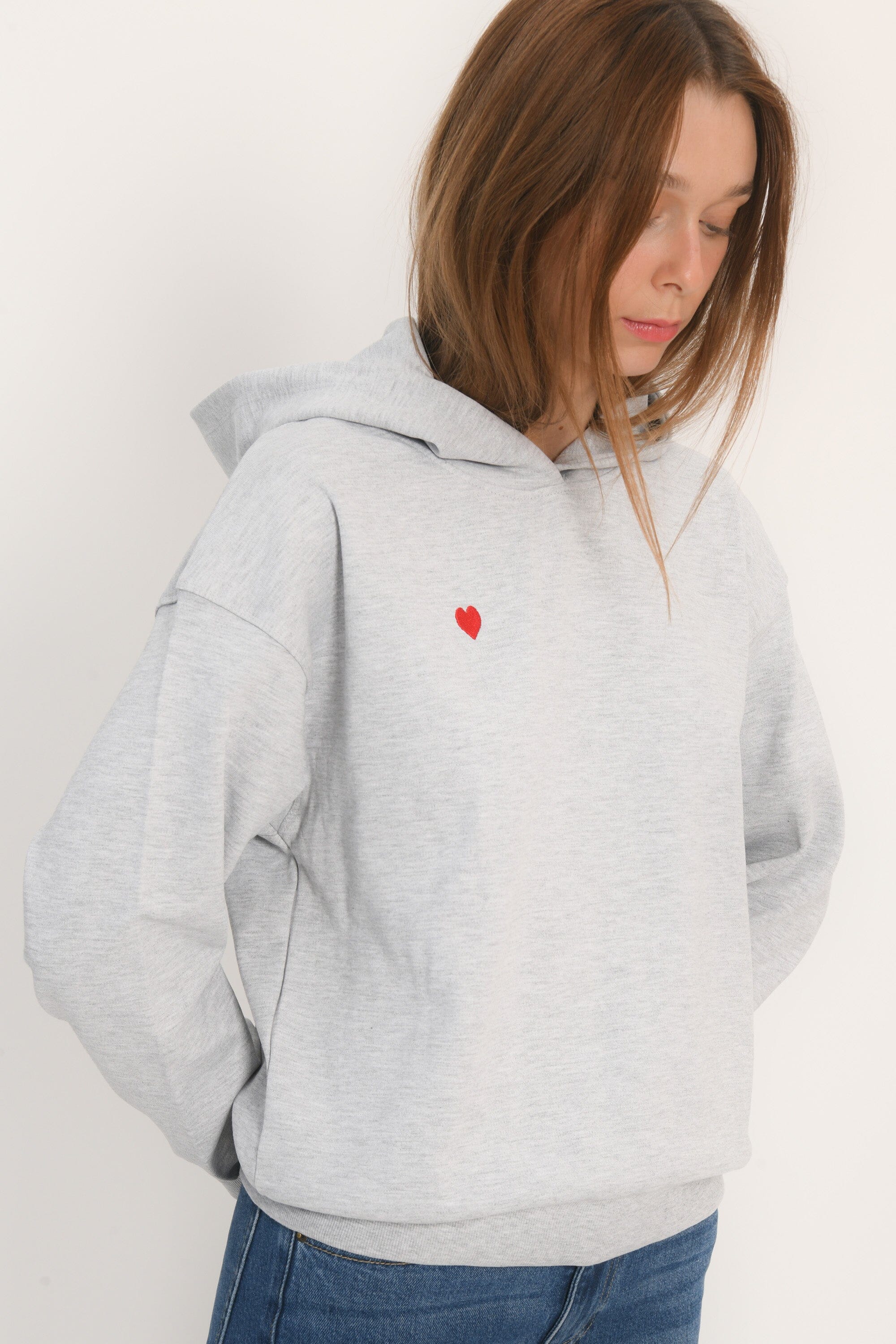 SWEAT CAPUCHE - ARLO - GRIS CHINÉ TEE SHIRT KOOKAI Mode Kookai