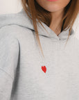 SWEAT CAPUCHE - ARLO - GRIS CHINÉ TEE SHIRT KOOKAI Mode Kookai