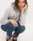 SWEAT CAPUCHE - ARLO - GRIS CHINÉ TEE SHIRT KOOKAI Mode Kookai