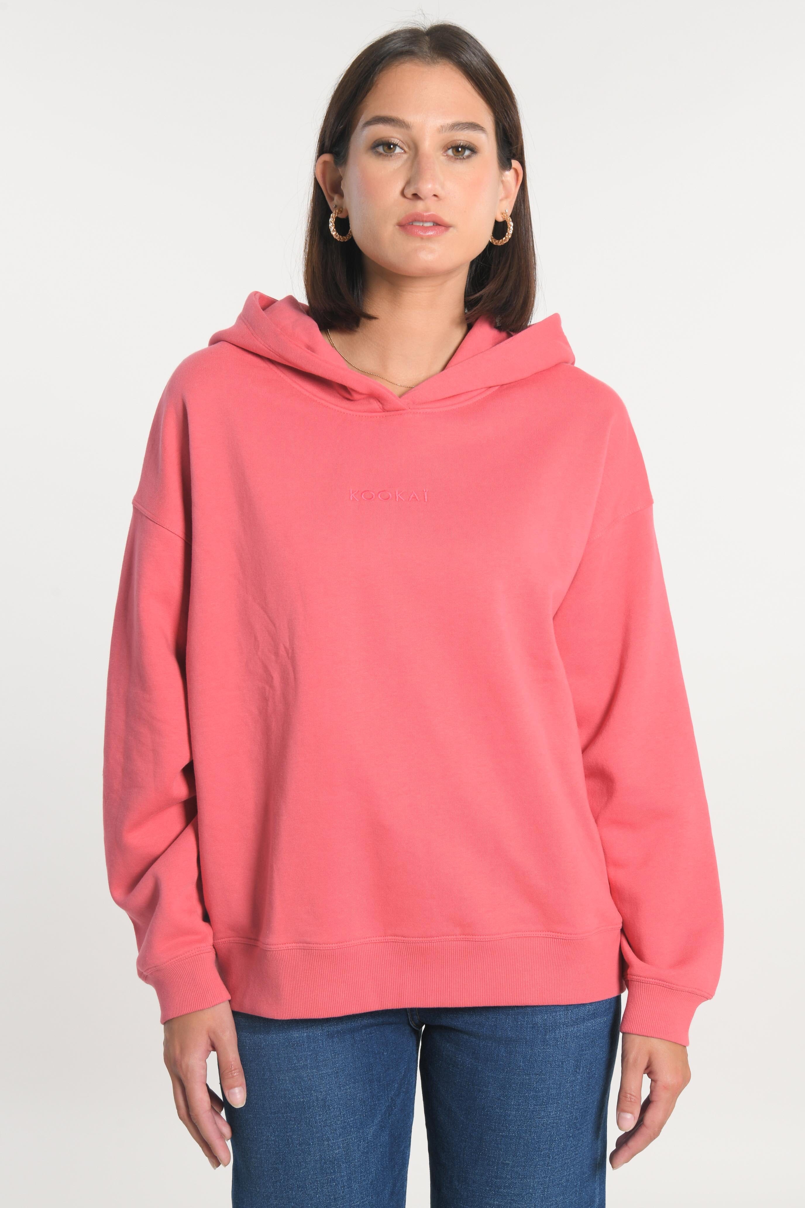 SWEAT CAPUCHE - SUZY - RAPTURE ROSE TEE SHIRT KOOKAI Mode Kookai