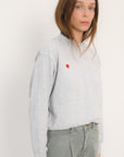 SWEAT COEUR - ARLO - GRIS CHINÉ TEE SHIRT KOOKAI Mode Kookai