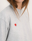 SWEAT COEUR - ARLO - GRIS CHINÉ TEE SHIRT KOOKAI Mode Kookai