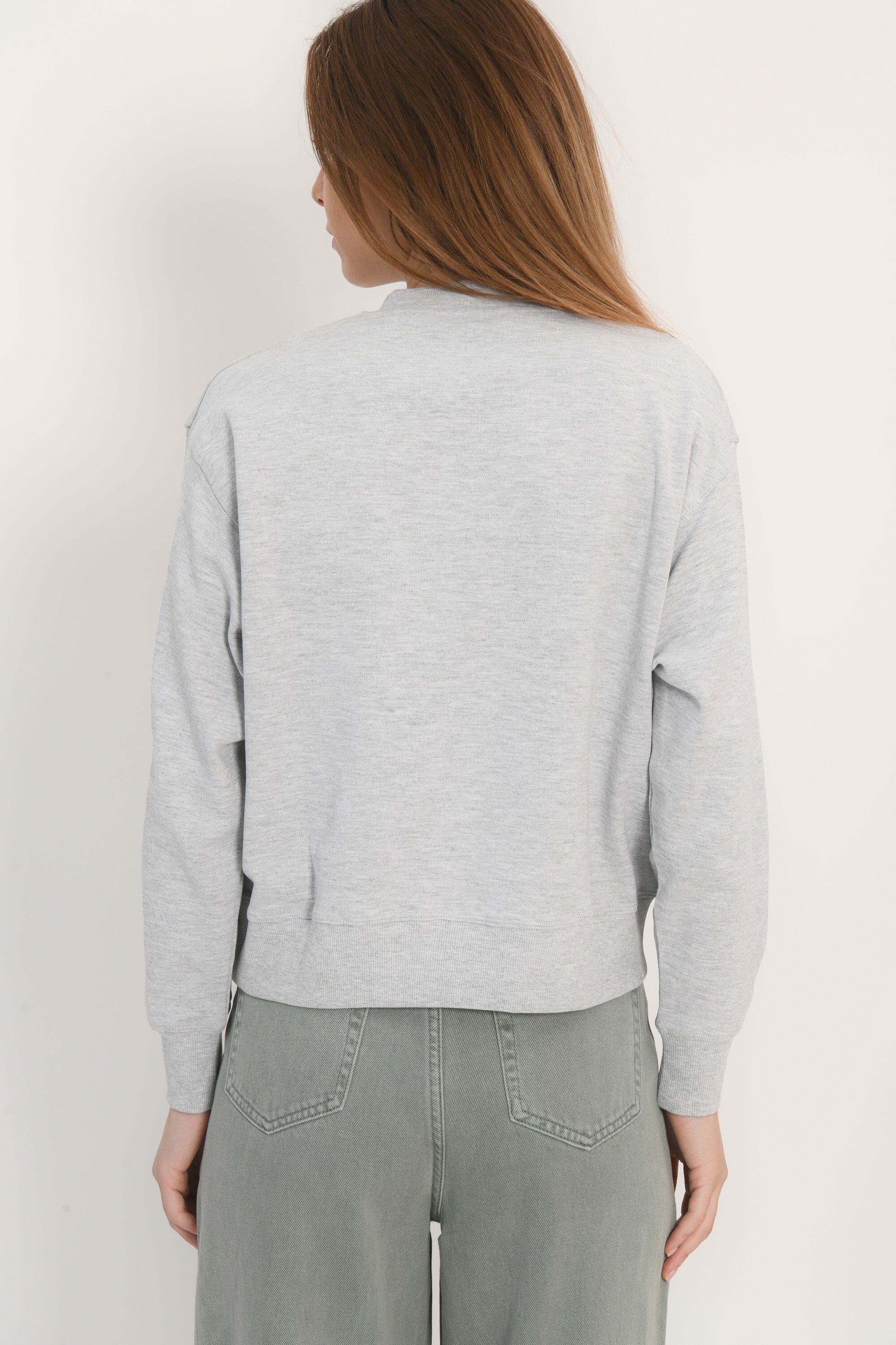SWEAT COEUR - ARLO - GRIS CHINÉ TEE SHIRT KOOKAI Mode Kookai
