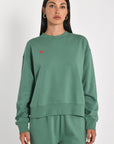 SWEATSHIRT COEUR - SUZY - GREEN TEE SHIRT KOOKAI Mode Kookai
