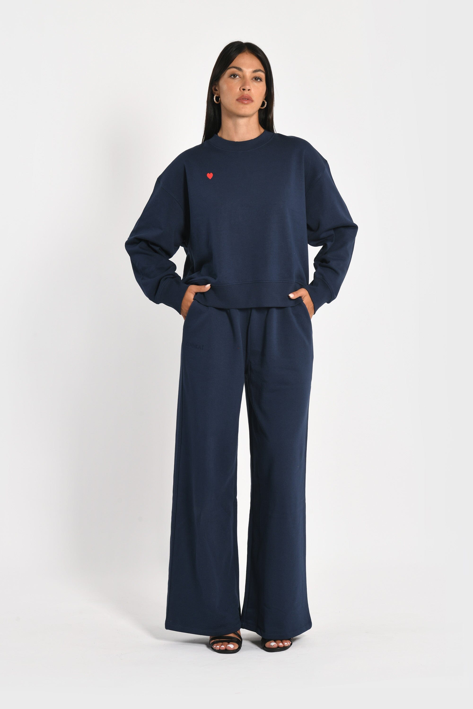 SWEATSHIRT COEUR - SUZY - NAVY TEE SHIRT KOOKAI Mode Kookai