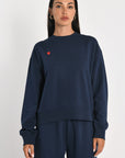 SWEATSHIRT COEUR - SUZY - NAVY TEE SHIRT KOOKAI Mode Kookai