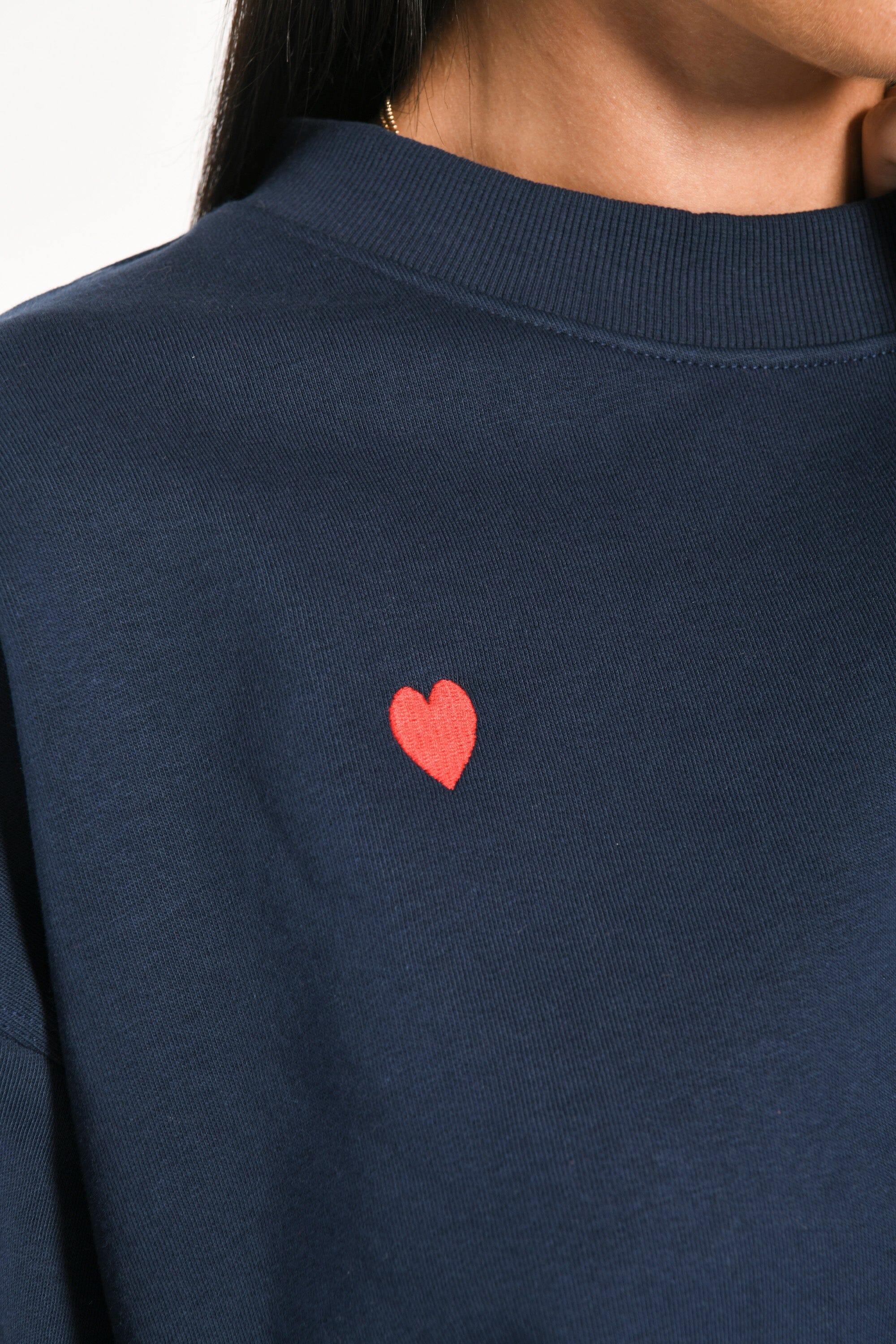 SWEATSHIRT COEUR - SUZY - NAVY TEE SHIRT KOOKAI Mode Kookai