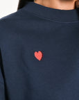 SWEATSHIRT COEUR - SUZY - NAVY TEE SHIRT KOOKAI Mode Kookai