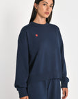 SWEATSHIRT COEUR - SUZY - NAVY TEE SHIRT KOOKAI Mode Kookai