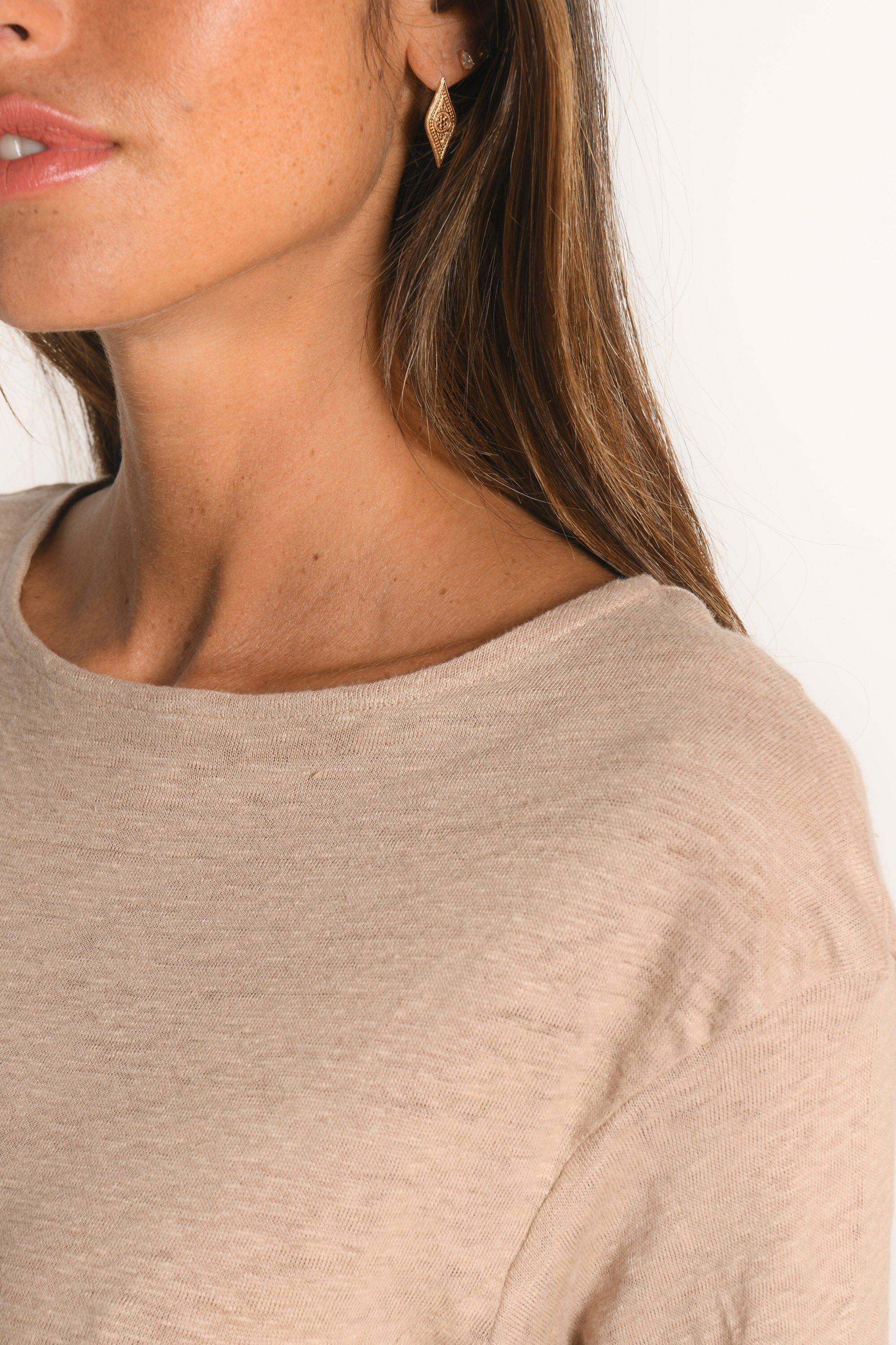 T-SHIRT - ALLONA - BEIGE TEE SHIRT KOOKAI Mode Kookai