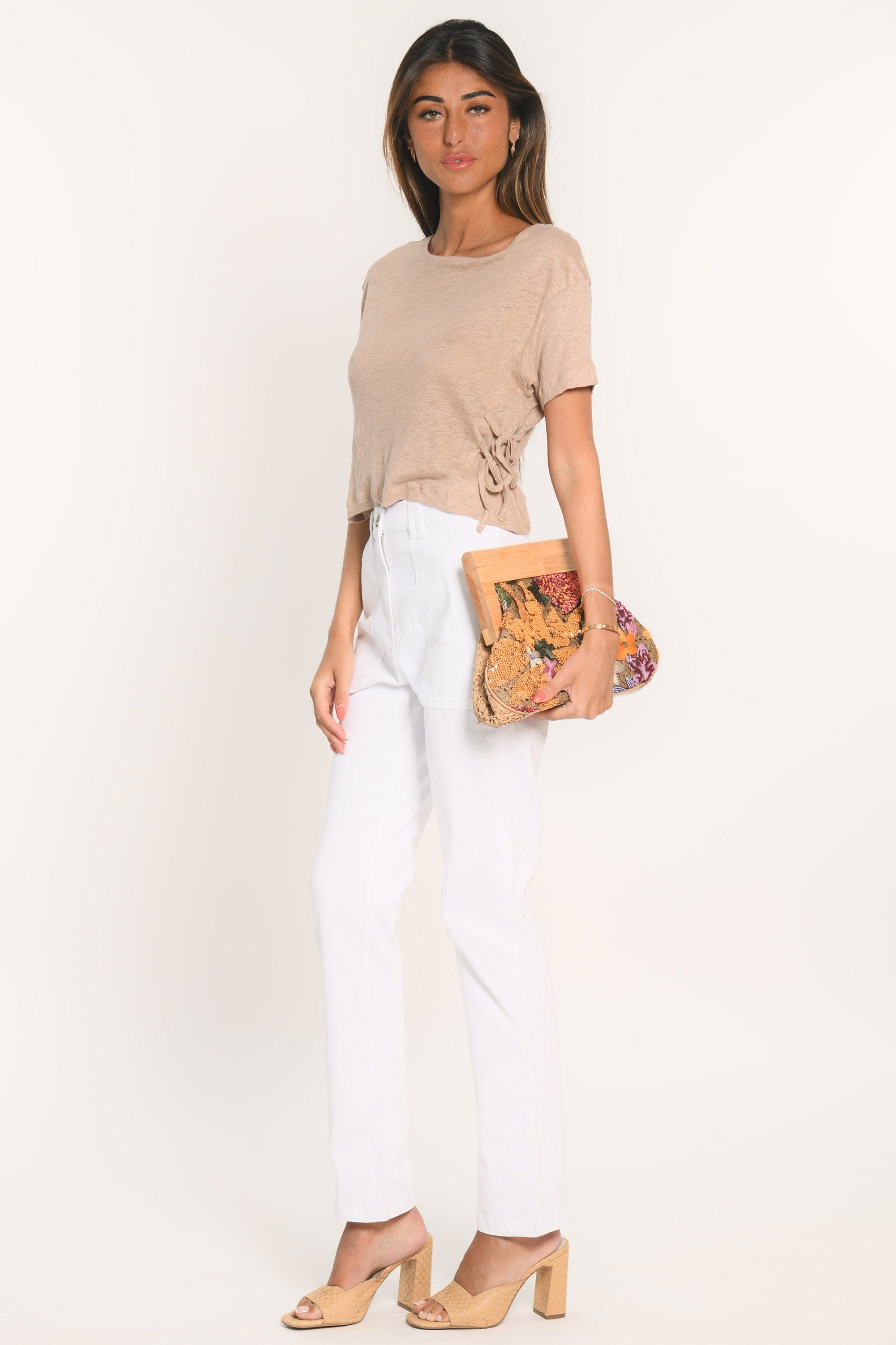 T-SHIRT - ALLONA - BEIGE TEE SHIRT KOOKAI Mode Kookai