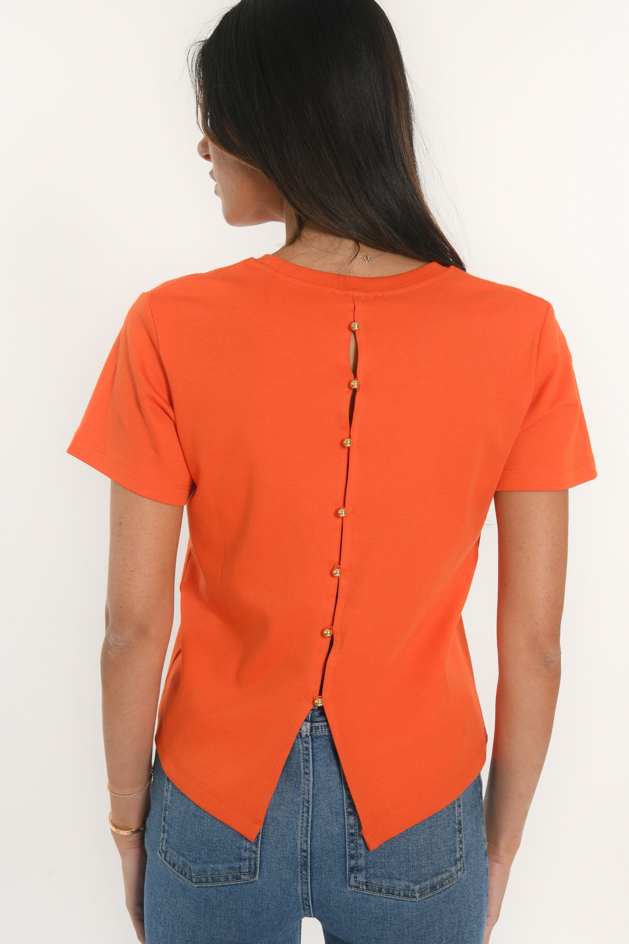 T-SHIRT - AMBRE - ORANGE TEE SHIRT KOOKAI Mode Kookai