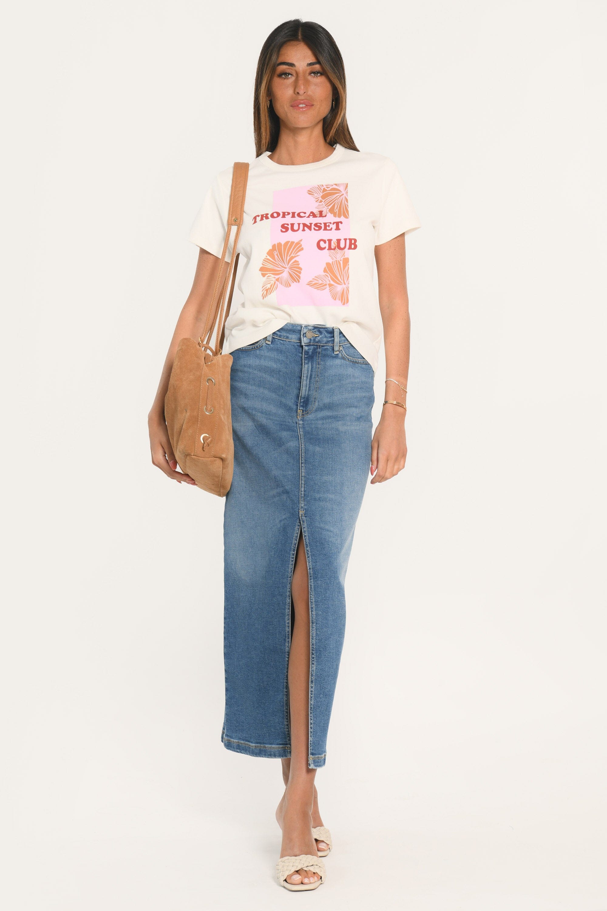 T-SHIRT - ARIANNE - ÉCRU TEE SHIRT KOOKAI Mode Kookai