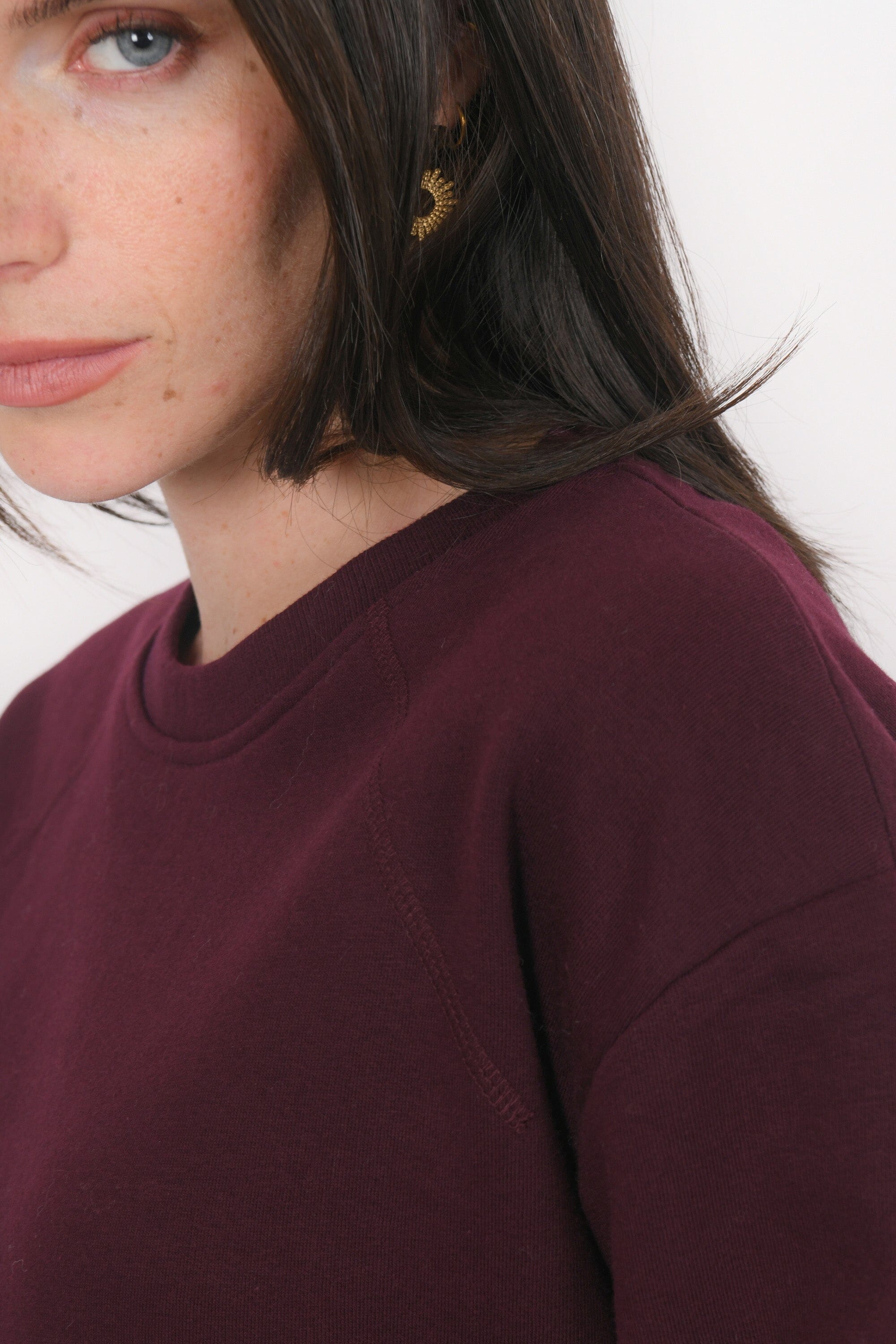 T-SHIRT - BISTA - BORDEAUX TEE SHIRT NEW KOOKAI Mode Kookai