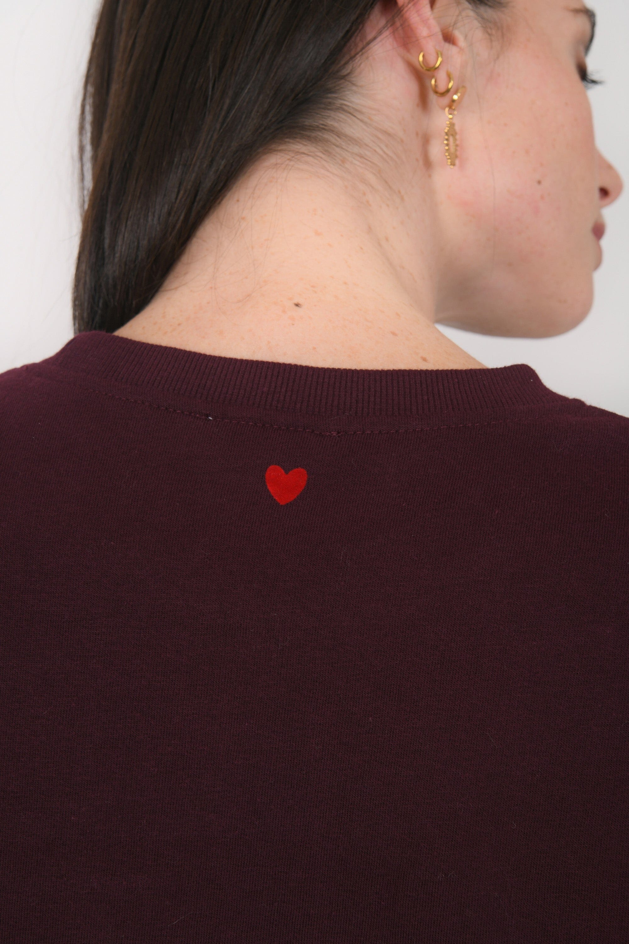 T-SHIRT - BISTA - BORDEAUX TEE SHIRT NEW KOOKAI Mode Kookai