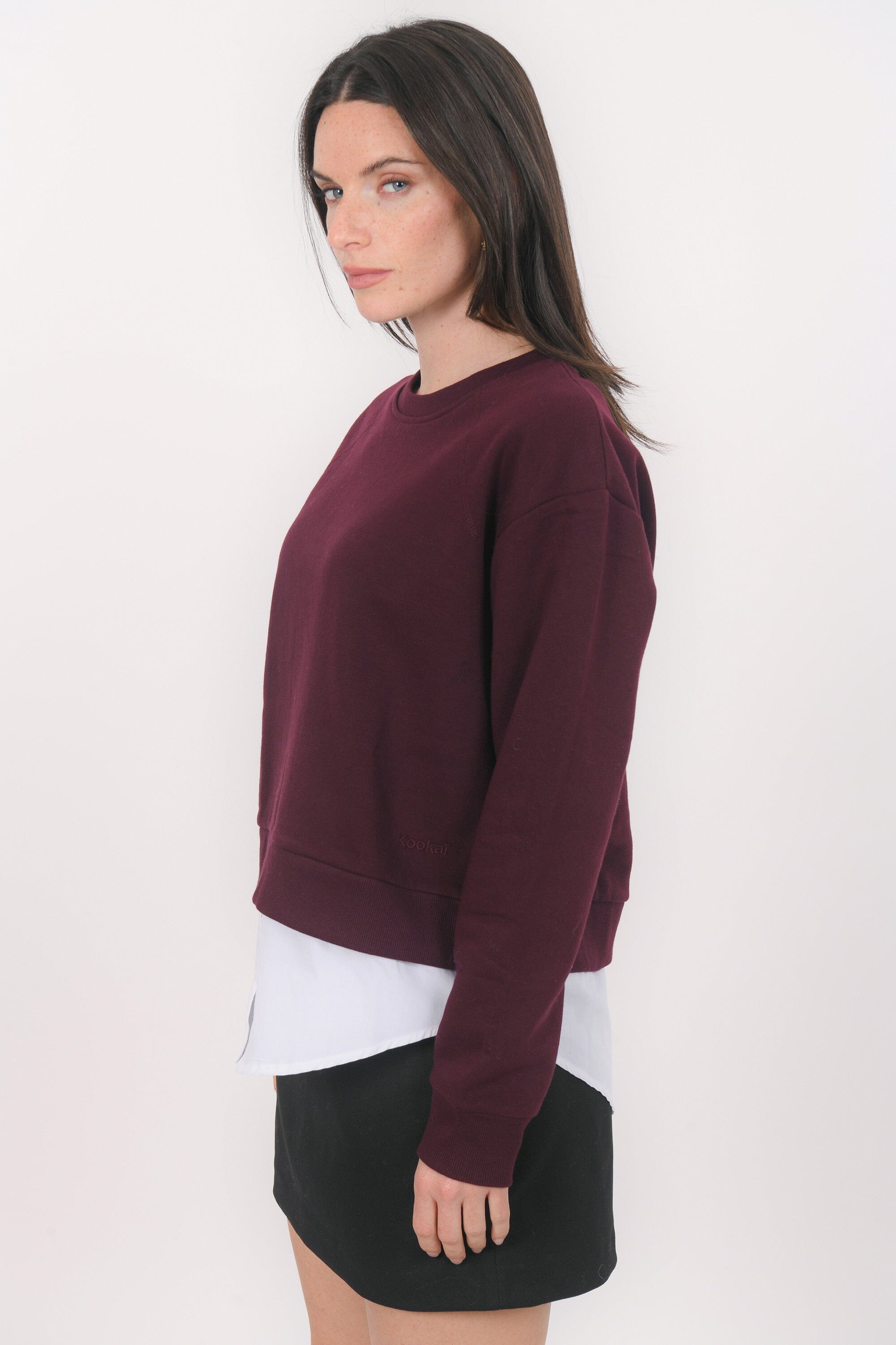 T-SHIRT - BISTA - BORDEAUX TEE SHIRT NEW KOOKAI Mode Kookai