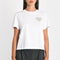 T-SHIRT CŒR STRASS LUNA BLANC TEE SHIRT KOOKAI Mode Kookai