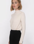 T-SHIRT COL MONTANT - BASSA - CREME TEE SHIRT NEW KOOKAI Mode Kookai