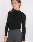 T-SHIRT COL MONTANT - BASSA - NOIR TEE SHIRT NEW KOOKAI Mode Kookai