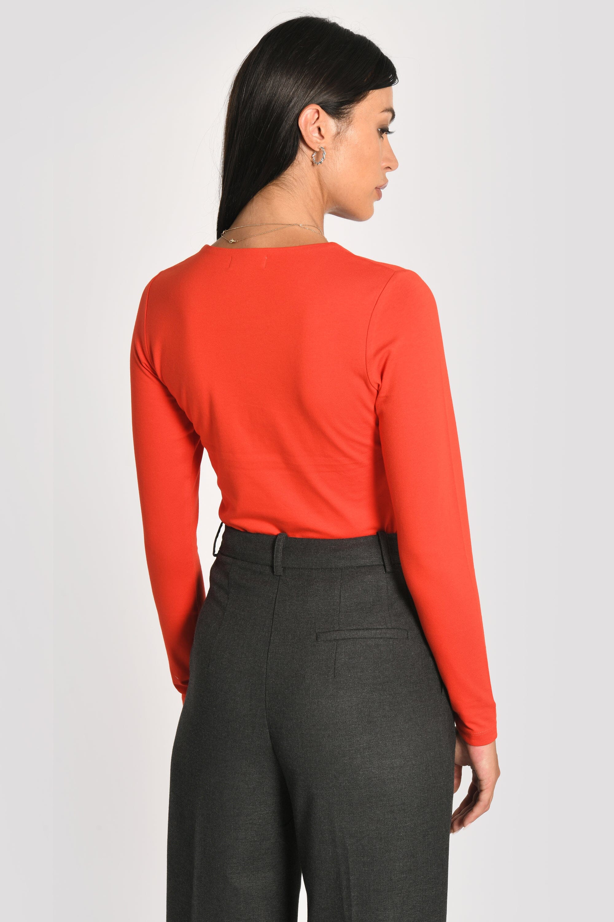 T-SHIRT COL ROND CURT ROUGE TEE SHIRT KOOKAI Mode Kookai