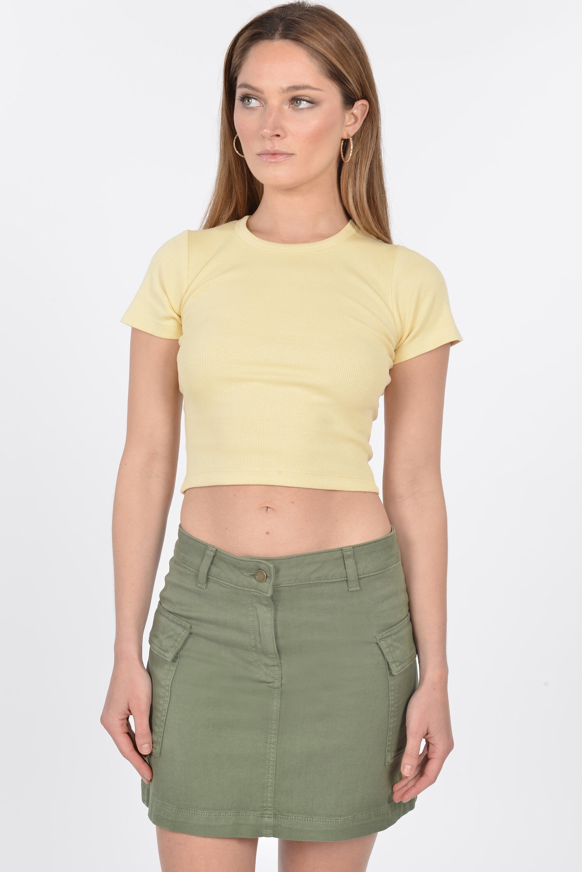 T-SHIRT CÔTELÉ JENNY BUTTER TEE SHIRT KOOKAI Mode Kookai