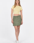 T-SHIRT CÔTELÉ JENNY BUTTER TEE SHIRT KOOKAI Mode Kookai