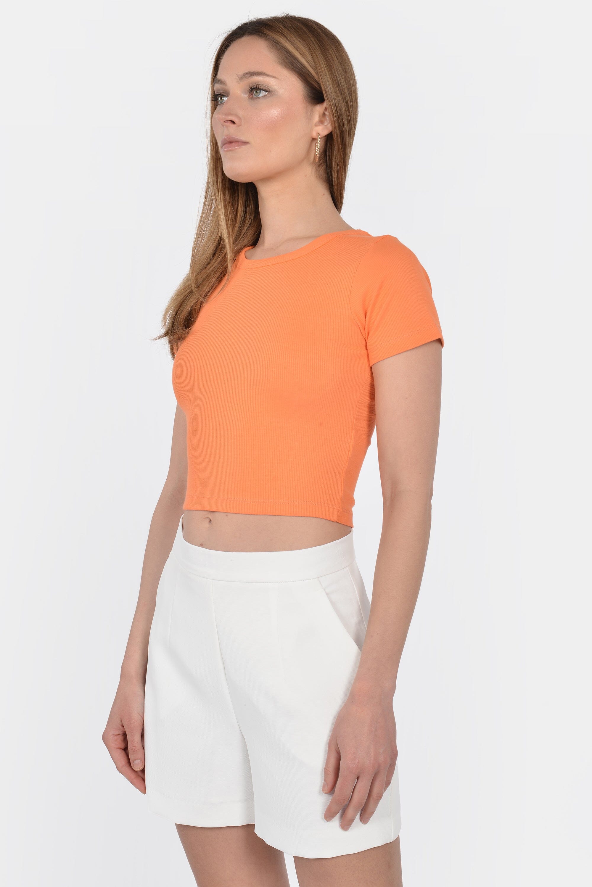 T-SHIRT CÔTELÉ JENNY PAPAYE TEE SHIRT KOOKAI Mode Kookai