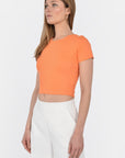 T-SHIRT CÔTELÉ JENNY PAPAYE TEE SHIRT KOOKAI Mode Kookai