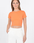 T-SHIRT CÔTELÉ JENNY PAPAYE TEE SHIRT KOOKAI Mode Kookai