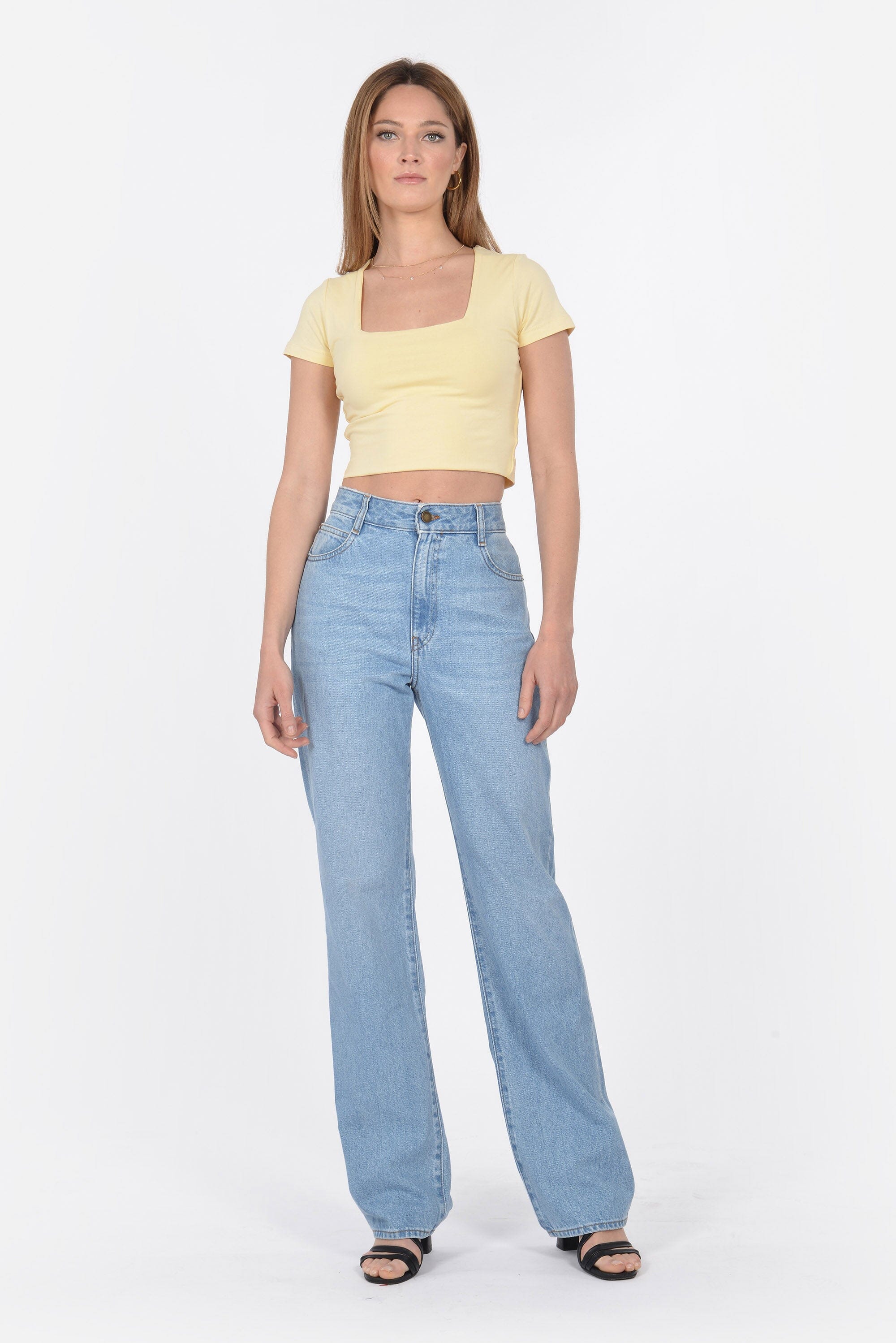 T-SHIRT CROP MARGAUX BUTTER TEE SHIRT KOOKAI Mode Kookai
