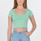 T-SHIRT CROP MARGAUX PAPAYE TEE SHIRT KOOKAI Mode Kookai