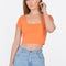 T-SHIRT CROP MARGAUX PAPAYE TEE SHIRT KOOKAI Mode Kookai