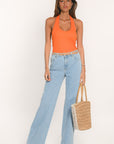 T-SHIRT DOS NU - ALICE - ORANGE TEE SHIRT KOOKAI Mode Kookai