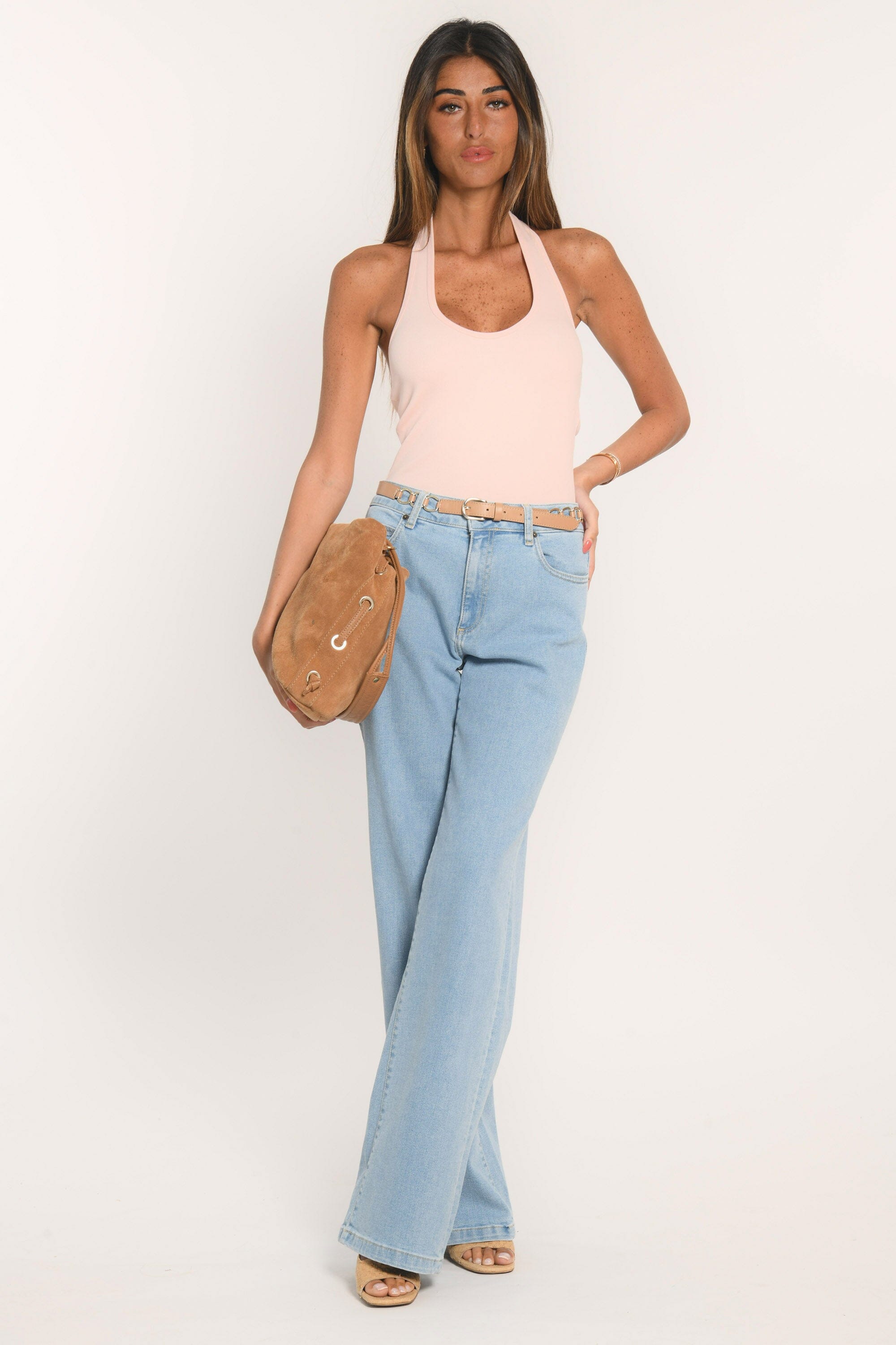 T-SHIRT DOS NU - ALICE - ROSE PALE TEE SHIRT KOOKAI Mode Kookai