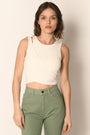 T-SHIRT - ECRU - ADELINA TEE SHIRT NEW KOOKAI Mode Kookai