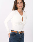 T-SHIRT GOUTTE - B-ANILA - ECRU TEE SHIRT NEW KOOKAI Mode Kookai