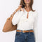 T-SHIRT GOUTTE - B-ANILA - ECRU TEE SHIRT NEW KOOKAI Mode Kookai
