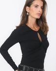 T-SHIRT GOUTTE - B-ANILA - NOIR TEE SHIRT NEW KOOKAI Mode Kookai