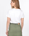 T-SHIRT LOGO BLANC TEE SHIRT KOOKAI Mode Kookai