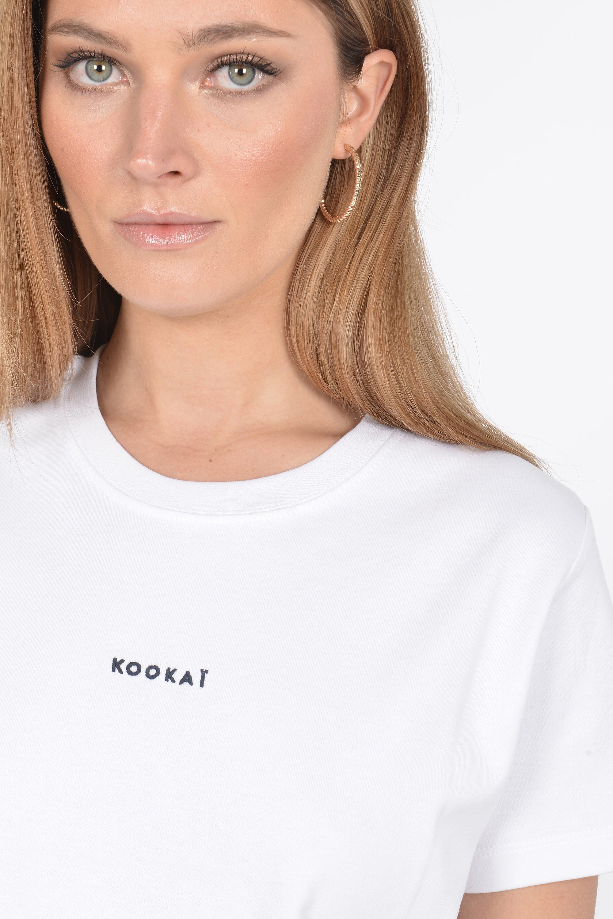 T-SHIRT LOGO BLANC TEE SHIRT KOOKAI Mode Kookai