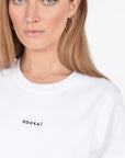 T-SHIRT LOGO BLANC TEE SHIRT KOOKAI Mode Kookai