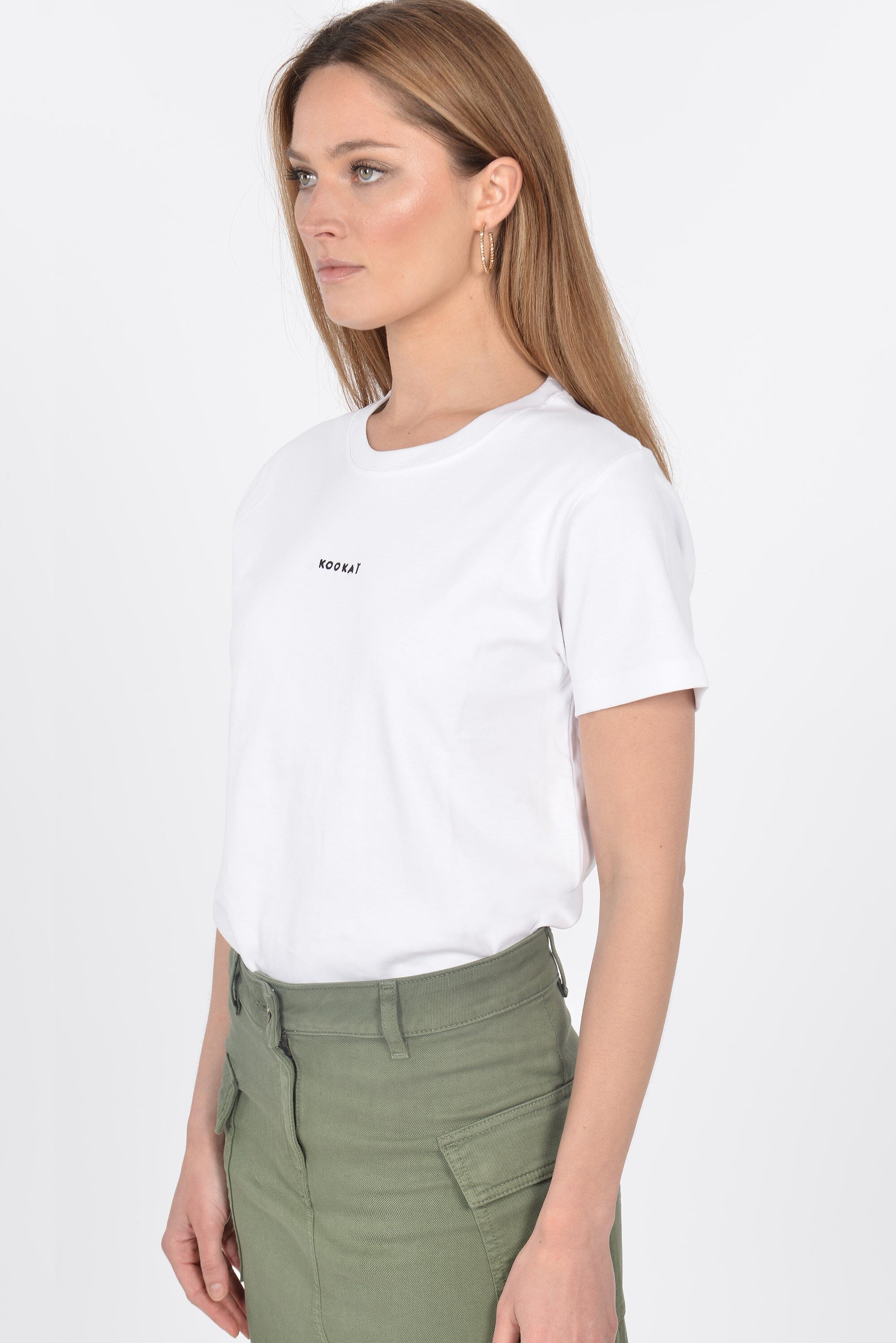 T-SHIRT LOGO BLANC TEE SHIRT KOOKAI Mode Kookai