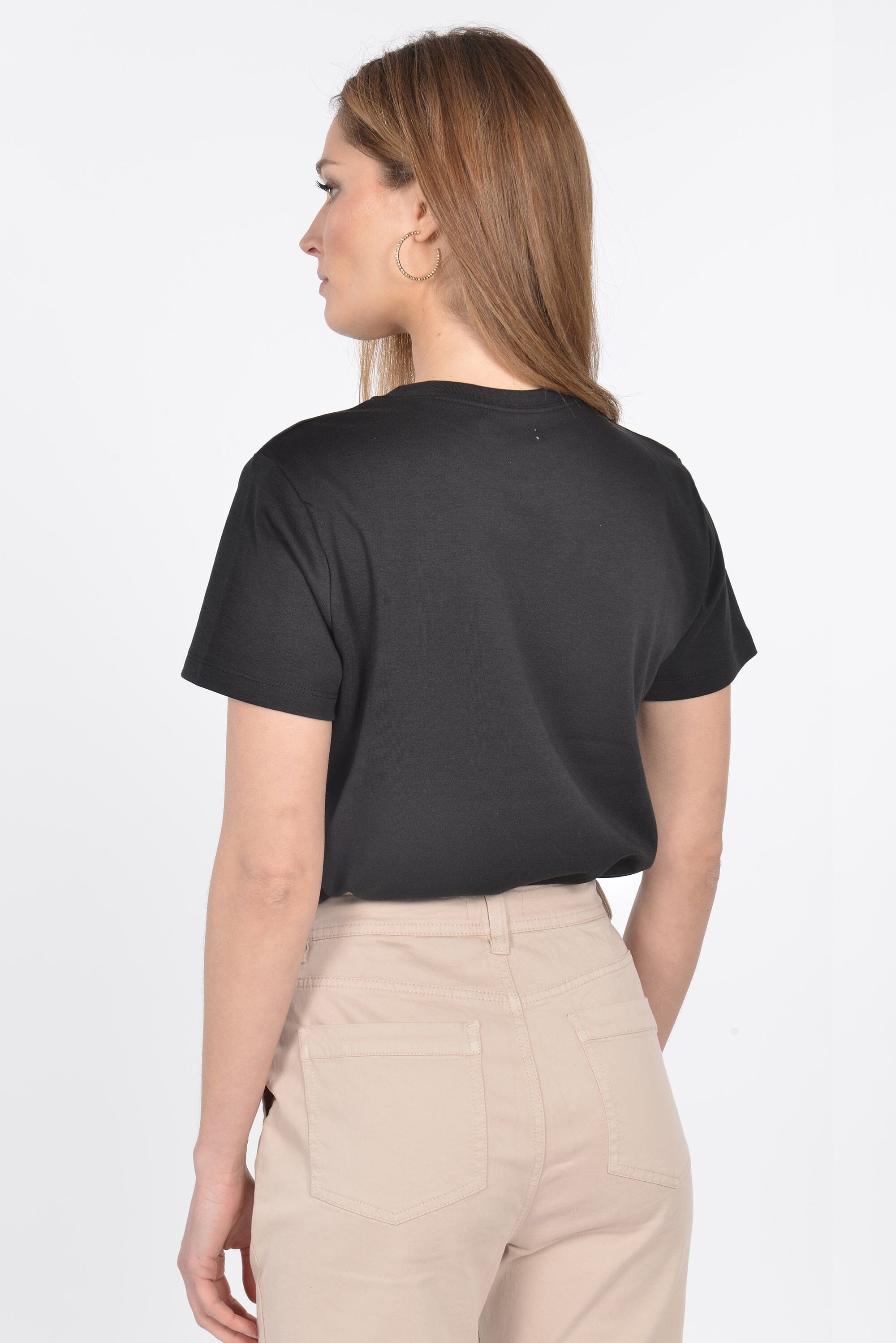 T-SHIRT LOGO NOIR TEE SHIRT KOOKAI Mode Kookai