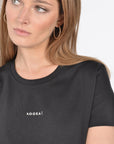 T-SHIRT LOGO NOIR TEE SHIRT KOOKAI Mode Kookai